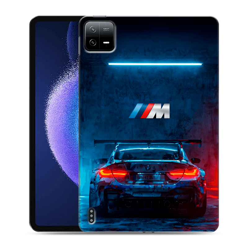 Силиконовый чехол на Xiaomi Pad 6 с принтом BMW БМВ Силиконовый чехол на Xiaomi Pad 6 с принтом BMW БМВ