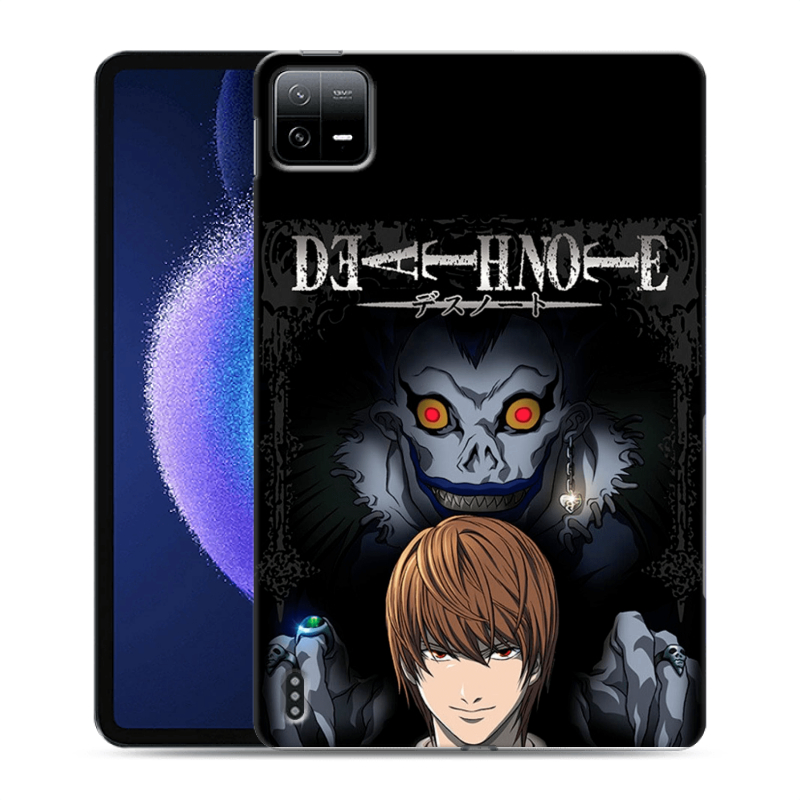 Силиконовый чехол на Xiaomi Pad 6 с принтом Death note Тетрадь смерти Силиконовый чехол на Xiaomi Pad 6 с принтом Death note Тетрадь смерти