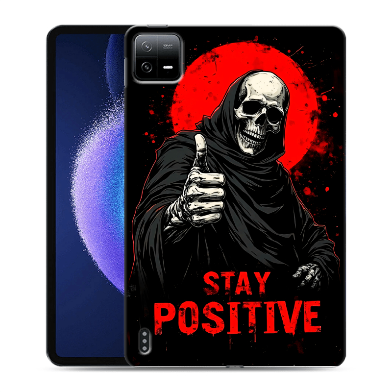 Силиконовый чехол на Xiaomi Pad 6 с принтом смешной скелет Силиконовый чехол на Xiaomi Pad 6 с принтом смешной скелет