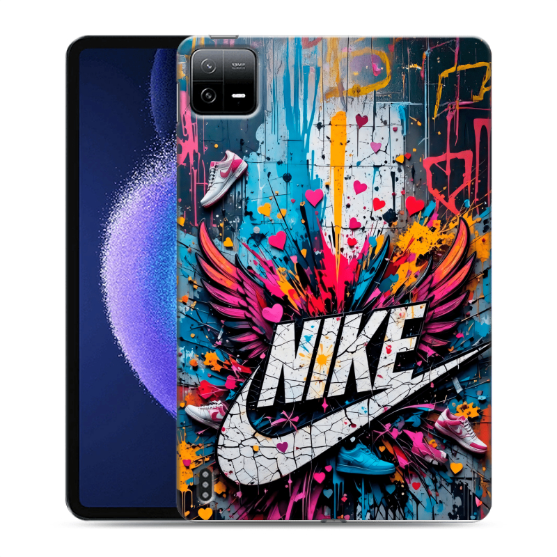 Силиконовый чехол на Xiaomi Pad 6 с принтом Nike Найк Силиконовый чехол на Xiaomi Pad 6 с принтом Nike Найк