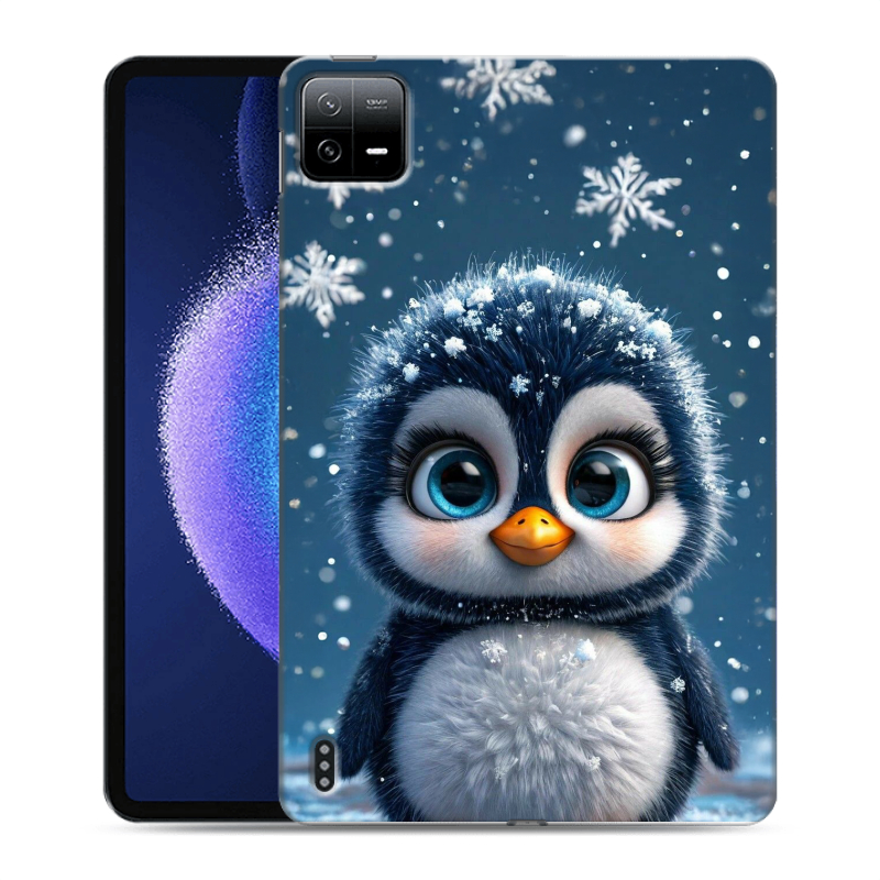 Силиконовый чехол на Xiaomi Pad 6 с принтом Новый год Силиконовый чехол на Xiaomi Pad 6 с принтом Новый год