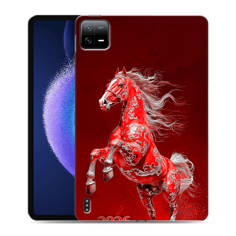 Силиконовый чехол на Xiaomi Pad 6 с принтом Новый год Силиконовый чехол на Xiaomi Pad 6 с принтом Новый год