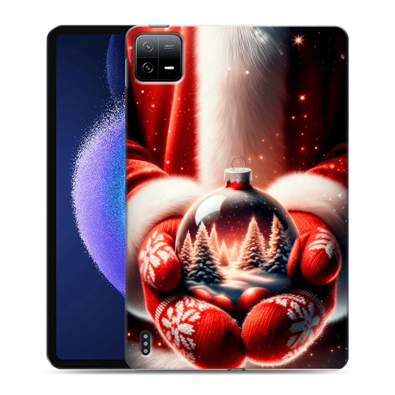 Силиконовый чехол на Xiaomi Pad 6 с принтом Новый год Силиконовый чехол на Xiaomi Pad 6 с принтом Новый год