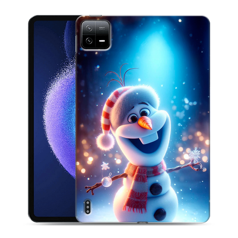 Силиконовый чехол на Xiaomi Pad 6 с принтом Новый год Силиконовый чехол на Xiaomi Pad 6 с принтом Новый год