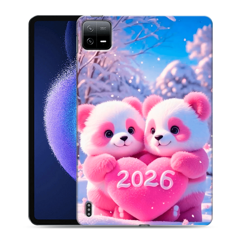 Силиконовый чехол на Xiaomi Pad 6 с принтом Новый год Силиконовый чехол на Xiaomi Pad 6 с принтом Новый год