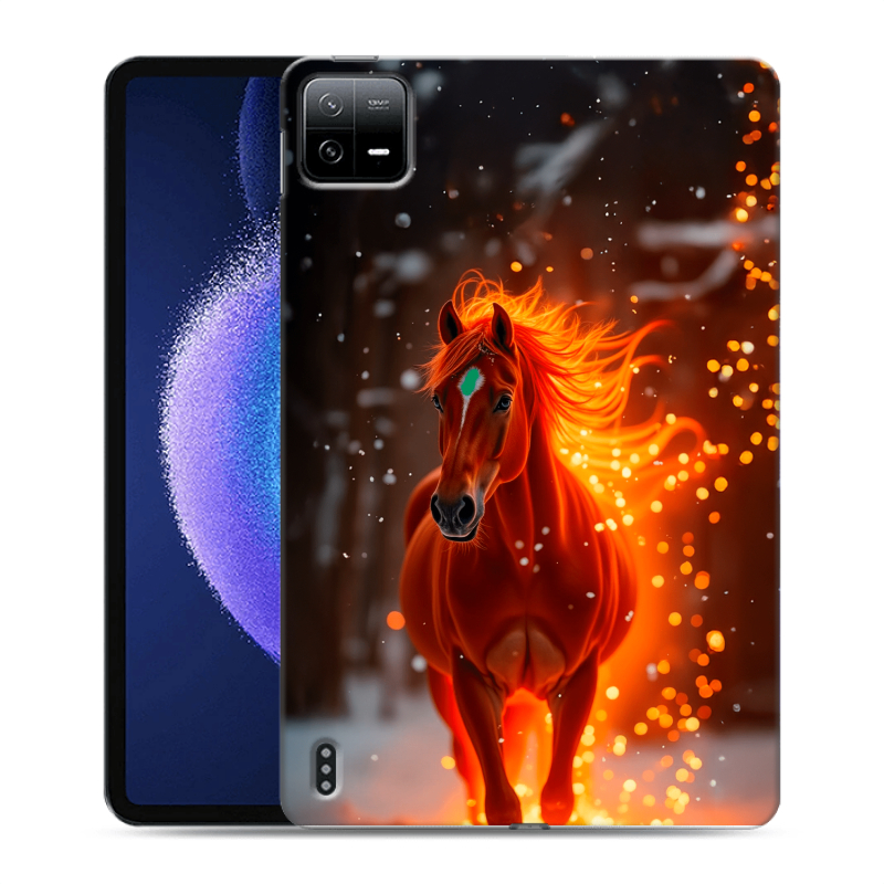Силиконовый чехол на Xiaomi Pad 6 с принтом Новый год Силиконовый чехол на Xiaomi Pad 6 с принтом Новый год