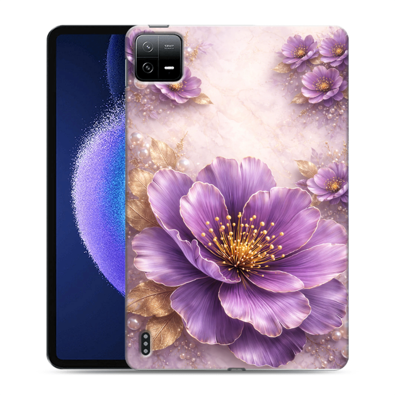 Силиконовый чехол на Xiaomi Pad 6 с принтом женский Силиконовый чехол на Xiaomi Pad 6 с принтом женский