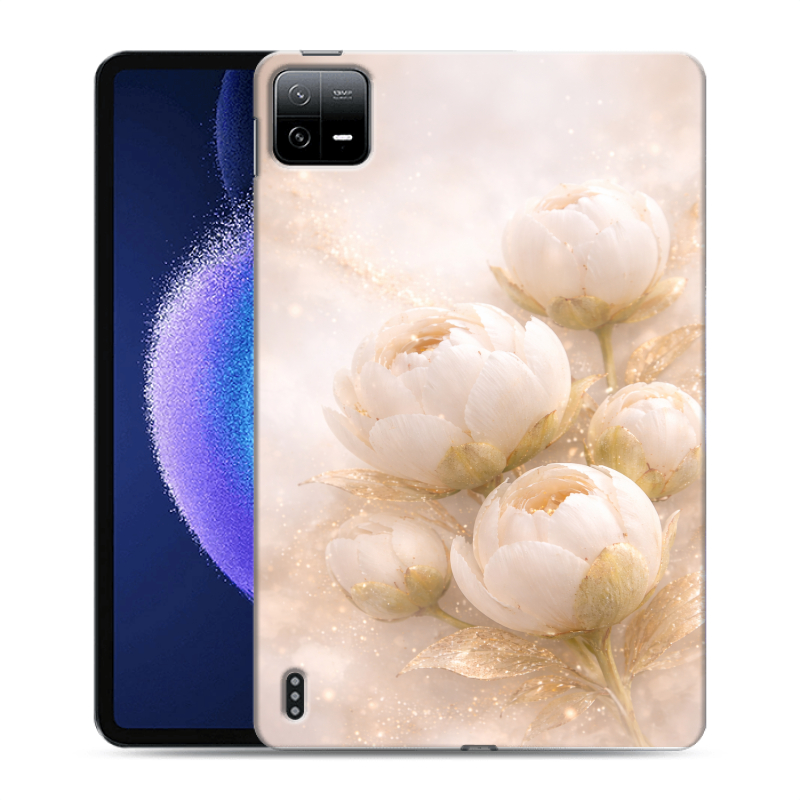 Силиконовый противоударный чехол на Xiaomi Pad 6 с принтом женский Силиконовый противоударный чехол на Xiaomi Pad 6 с принтом женский