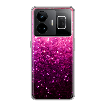 Силиконовый чехол на Realme GT3 с принтом Блестки Силиконовый чехол на Realme GT3 с принтом Блестки