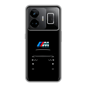 Силиконовый чехол на Realme GT3 с принтом БМВ BMW Силиконовый чехол на Realme GT3 с принтом БМВ BMW