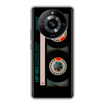 Силиконовый чехол на Realme 11 Pro с принтом Кассета