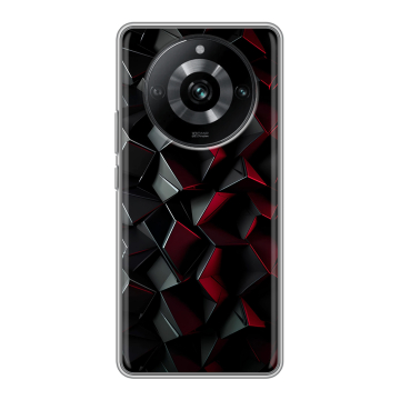 Силиконовый чехол на Realme 11 Pro с принтом Абстракция