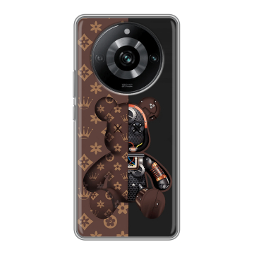 Силиконовый чехол на Realme 11 Pro с принтом Луи робот