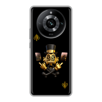 Силиконовый чехол на Realme 11 Pro с принтом Золотой скрудж макдак