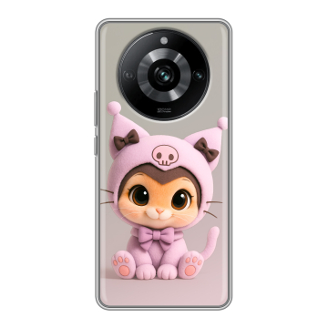 Силиконовый чехол на Realme 11 Pro с принтом Куроми Kuromi 
