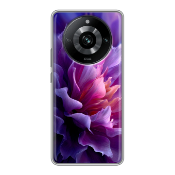 Силиконовый чехол на Realme 11 Pro с принтом женский цветы