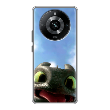 Силиконовый чехол на Realme 11 Pro с принтом Как приручить дракона