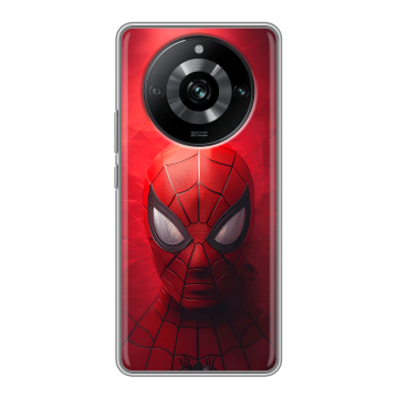 Силиконовый чехол на Realme 11 Pro с принтом Spiderman Человек паук