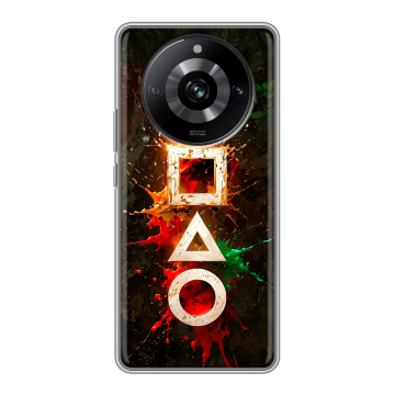 Силиконовый чехол на Realme 11 Pro с принтом Squid Game Игра кальмара Силиконовый чехол на Realme 11 Pro с принтом Squid Game Игра кальмара
