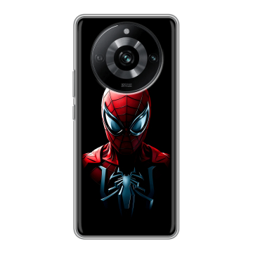 Силиконовый чехол на Realme 11 Pro с принтом Spiderman Человек паук