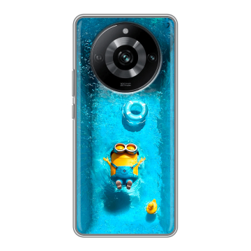 Силиконовый чехол на Realme 11 Pro с принтом Миньоны Силиконовый чехол на Realme 11 Pro с принтом Миньоны
