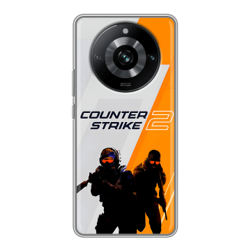 Силиконовый чехол на Realme 11 Pro с принтом Counter Strike