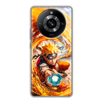 Силиконовый чехол на Realme 11 Pro с принтом Аниме Наруто Naruto