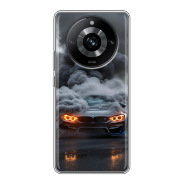 Силиконовый чехол на Realme 11 Pro с принтом BMW БМВ Силиконовый чехол на Realme 11 Pro с принтом BMW БМВ