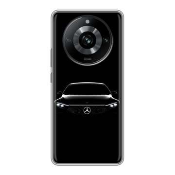 Силиконовый чехол на Realme 11 Pro с принтом Mercedes Мерседес