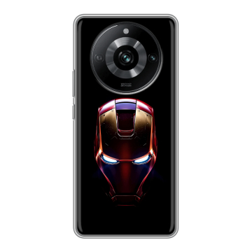 Силиконовый чехол на Realme 11 Pro с принтом IronMan Железный человек