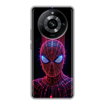 Силиконовый чехол на Realme 11 Pro с принтом Spiderman Человек паук