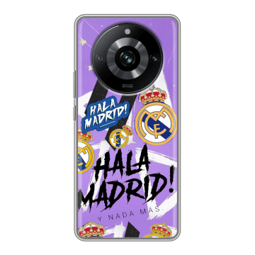 Силиконовый чехол на Realme 11 Pro с принтом Real Madrid Реал Мадрид