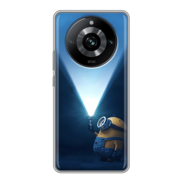 Силиконовый чехол на Realme 11 Pro с принтом Миньоны