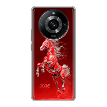 Силиконовый чехол на Realme 11 Pro с принтом Новый год Силиконовый чехол на Realme 11 Pro с принтом Новый год
