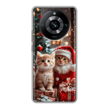 Силиконовый чехол на Realme 11 Pro с принтом Новый год Силиконовый чехол на Realme 11 Pro с принтом Новый год
