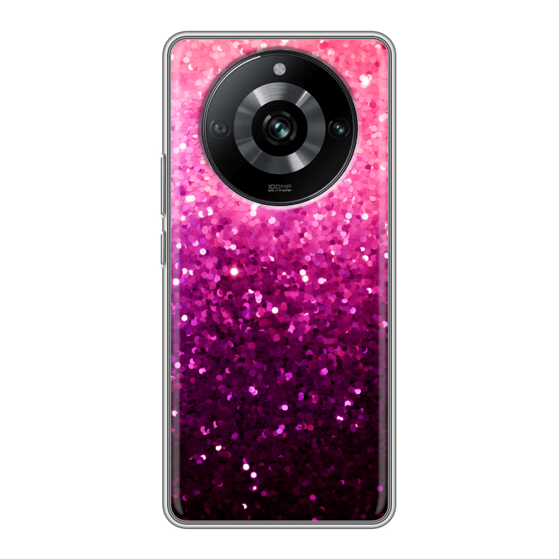 Силиконовый чехол на Realme 11 Pro с принтом Блестки Силиконовый чехол на Realme 11 Pro с принтом Блестки