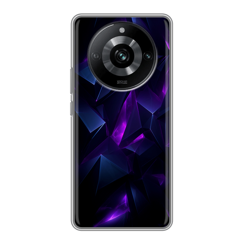Силиконовый противоударный чехол на Realme 11 Pro с принтом Абстракиция Силиконовый противоударный чехол на Realme 11 Pro с принтом Абстракиция