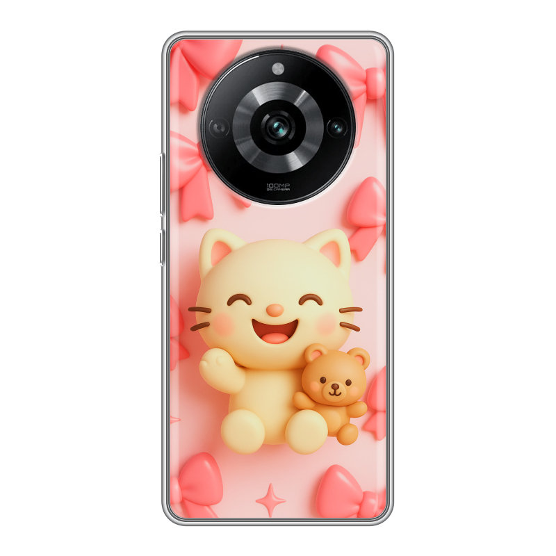 Силиконовый чехол на Realme 11 Pro с принтом для девочек Силиконовый чехол на Realme 11 Pro с принтом для девочек