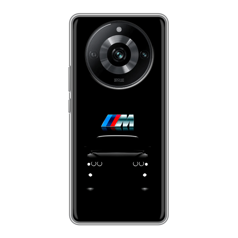 Силиконовый чехол на Realme 11 Pro с принтом БМВ BMW Силиконовый чехол на Realme 11 Pro с принтом БМВ BMW