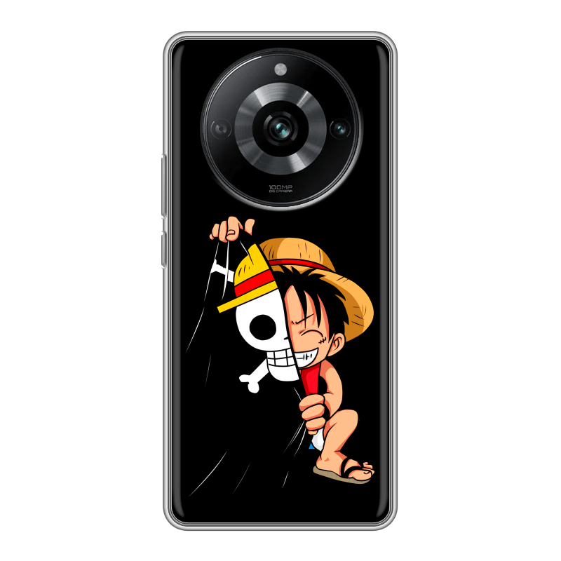 Силиконовый противоударный чехол на Realme 11 Pro с принтом One Piece Ван Пис Силиконовый противоударный чехол на Realme 11 Pro с принтом One Piece Ван Пис