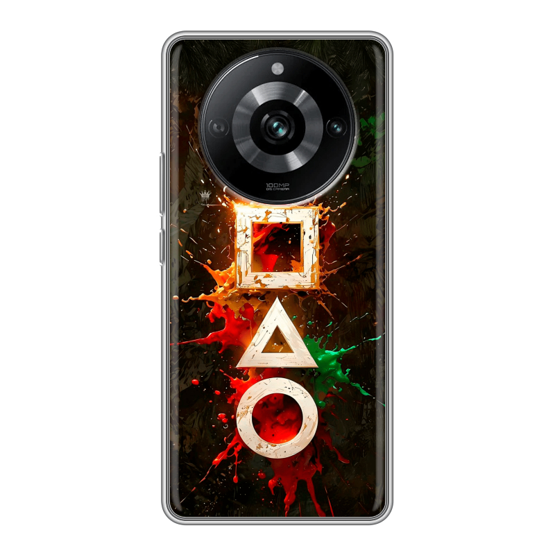 Силиконовый противоударный чехол на Realme 11 Pro с принтом Squid Game Игра кальмара Силиконовый противоударный чехол на Realme 11 Pro с принтом Squid Game Игра кальмара
