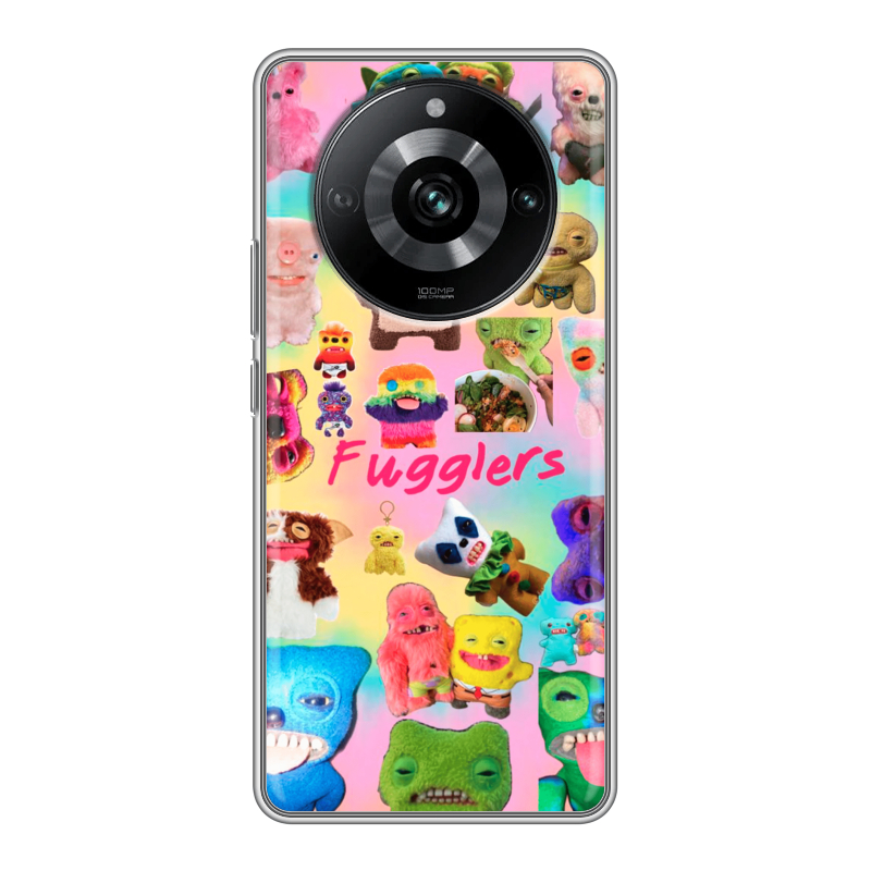 Силиконовый чехол на Realme 11 Pro с принтом Флагер Fuggler Силиконовый чехол на Realme 11 Pro с принтом Флагер Fuggler