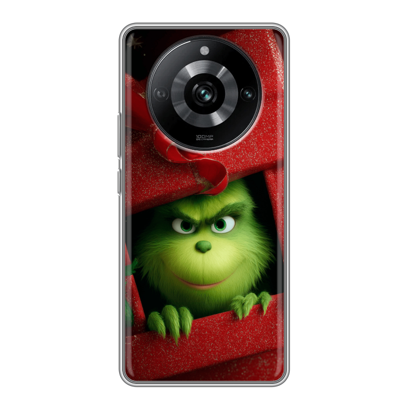 Силиконовый чехол на Realme 11 Pro с принтом Новый год Силиконовый чехол на Realme 11 Pro с принтом Новый год