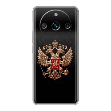 Силиконовый чехол на Realme 11 Pro Plus с принтом Герб России Силиконовый чехол на Realme 11 Pro Plus с принтом Герб России