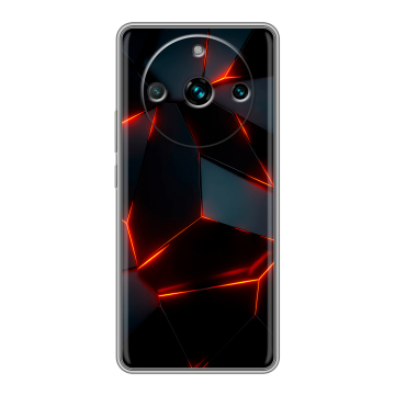 Силиконовый чехол на Realme 11 Pro Plus с принтом Яркие абстракции Силиконовый чехол на Realme 11 Pro Plus с принтом Яркие абстракции