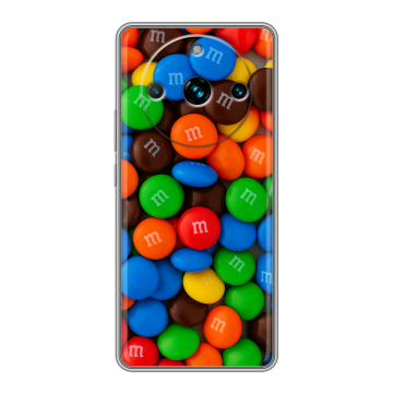 Силиконовый чехол на Realme 11 Pro Plus с принтом Конфеты Силиконовый чехол на Realme 11 Pro Plus с принтом Конфеты