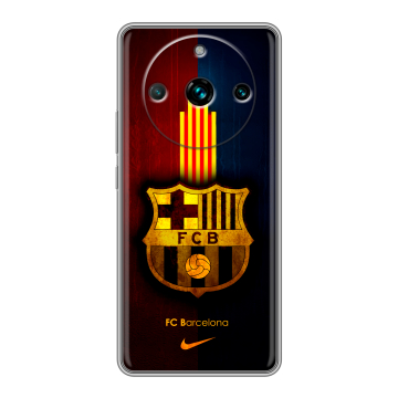 Силиконовый чехол на Realme 11 Pro Plus с принтом Барселона Barcelona Силиконовый чехол на Realme 11 Pro Plus с принтом Барселона Barcelona