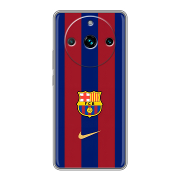 Силиконовый чехол на Realme 11 Pro Plus с принтом Барселона Barcelona
