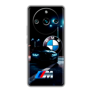 Силиконовый чехол на Realme 11 Pro Plus с принтом БМВ BMW