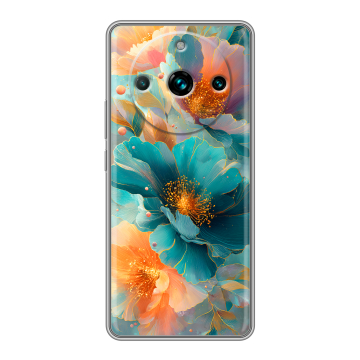 Силиконовый чехол на Realme 11 Pro Plus с принтом Цветы